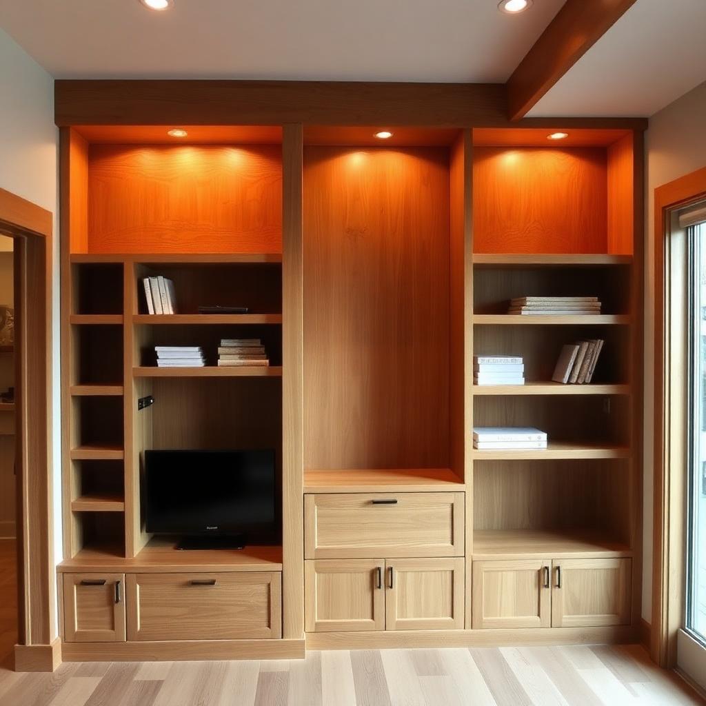 Boiseries et mobilier intégré